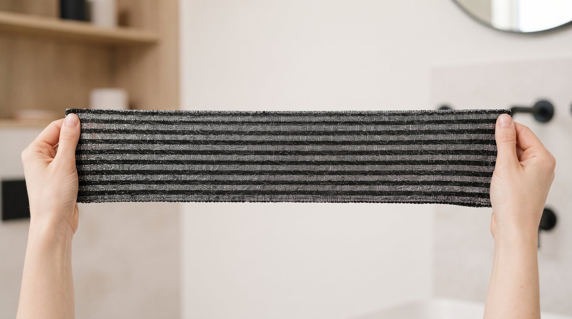 Liftamus douchedoek 100 cm lang - bereikt je hele rug